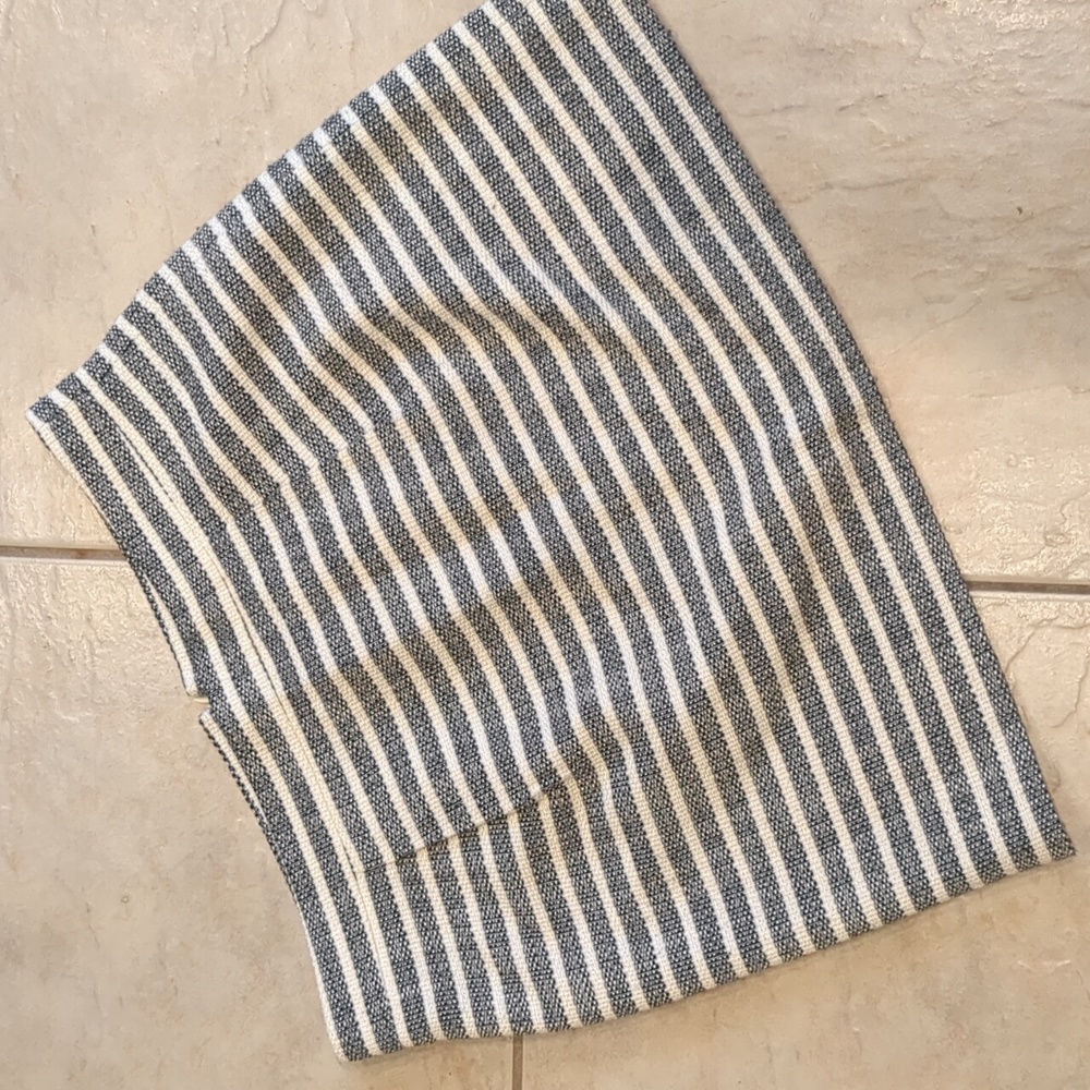J. Crew Blue Striped Mini Skirt Size 12